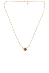 Bezel Stone Necklace