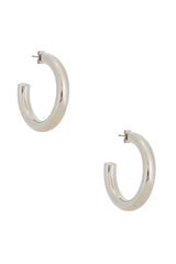 Medium Thick Classic Hoops
