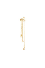 Crystal Waterfall Ear Cuff Earrings