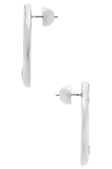 Melting Metal Crystal Earrings