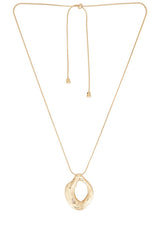 Molten Marquise Pendant Necklace