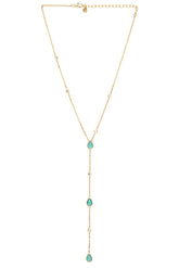 Dewdrop Lariat Necklace
