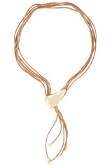 Molten Arc Bolo Necklace