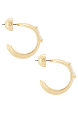 Orbit Crystal Hoop Earrings