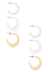 Two-tone Essential Hoop Set
