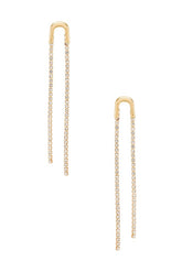 Double Chain Drop Earring
