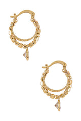 Embellished Hoop Earrings
