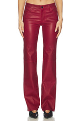 x Alexandra Leclerc The Leather Rouge Pant
