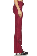 x Alexandra Leclerc The Leather Rouge Pant