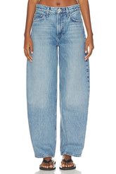 The Mercer Mid Rise Easy Barely Barrel Jean
