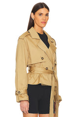 The Cropped Charles Trench Coat