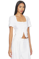 The Mayfair Linen Top