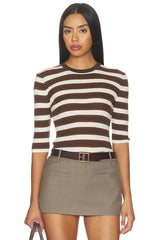 The Amelia Crewneck Top