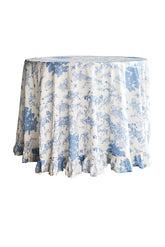Toile Round Tablecloth