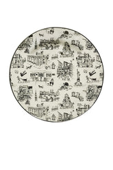 NYC Toile Dinner Party Plate