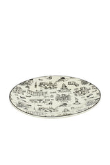 NYC Toile Dinner Party Plate