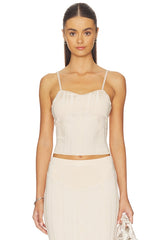 Rib Darted Cami Top