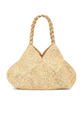 Foggia Crochet Raffia And Leather Tote Bag