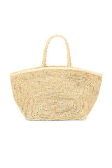 Vallejo Lux Crochet Raffia Tote
