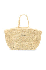 Vallejo Lux Crochet Raffia Tote