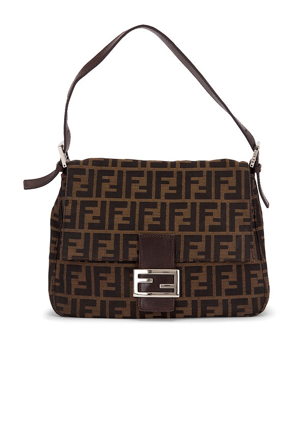 Fendi Zucca Mama Forever Baguette Shoulder Bag