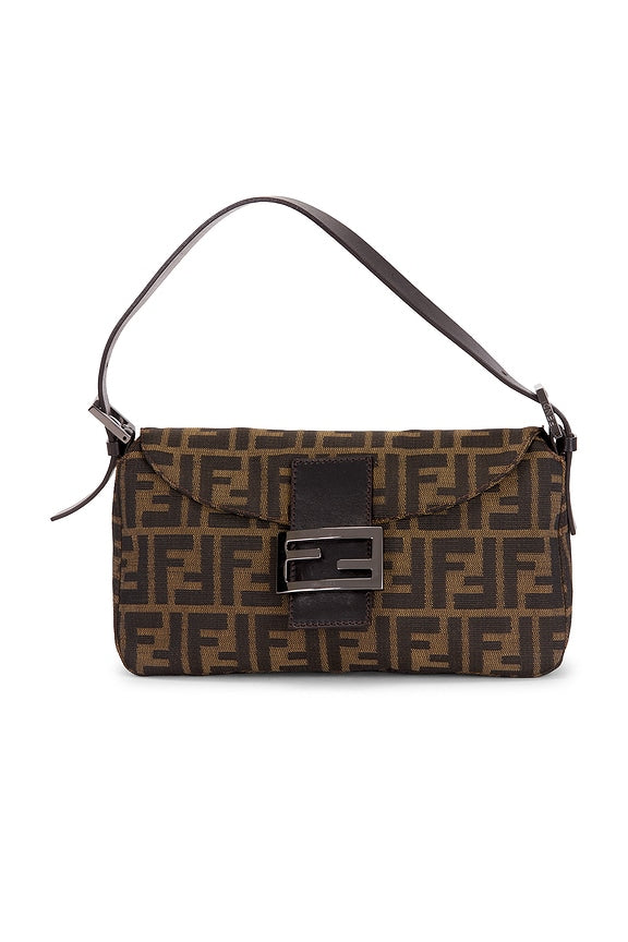 Fendi Zucca Baguette Shoulder Bag