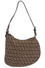 Fendi Zucchino Oyster Shoulder Bag