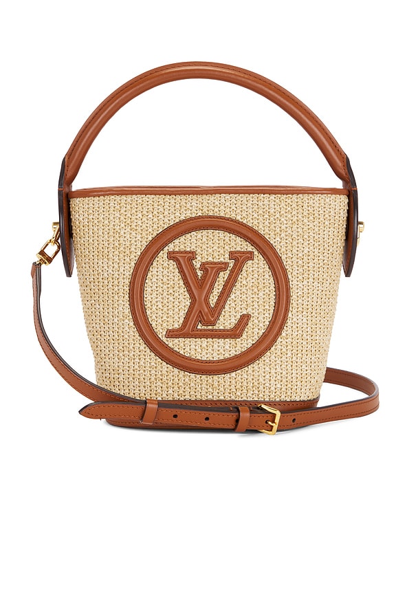 Louis Vuitton Raffia Petite Bucket NM Bag