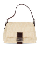 Fendi Zucca Mama Forever Baguette Shoulder Bag