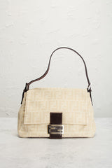 Fendi Zucca Mama Forever Baguette Shoulder Bag