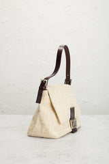 Fendi Zucca Mama Forever Baguette Shoulder Bag
