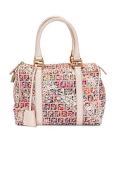 Fendi Zucchino Forever Bauletto Mini Boston Bag