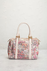 Fendi Zucchino Forever Bauletto Mini Boston Bag