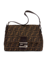 Fendi Zucca Mama Forever Baguette Shoulder Bag