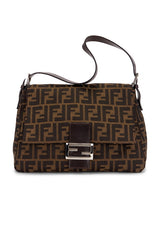 Fendi Zucca Mama Forever Baguette Shoulder Bag