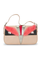 Fendi Monster Baguette Shoulder Bag