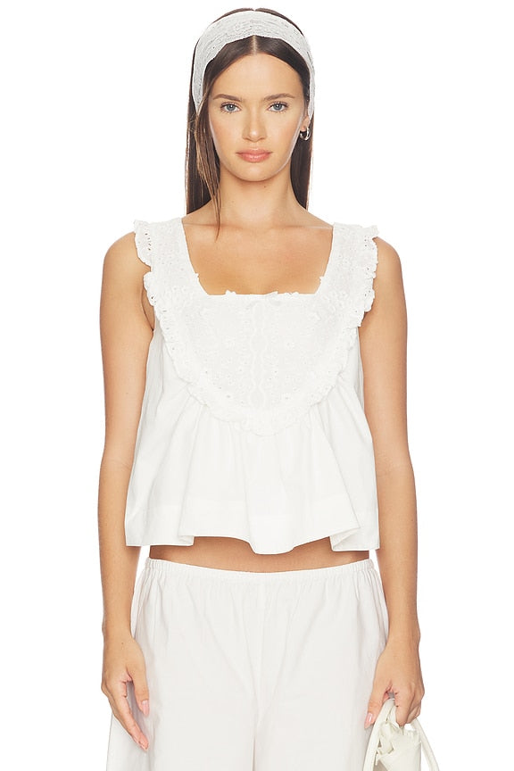 Laura Eyelet Top