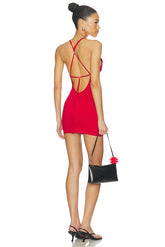 X JENNIE Carla Cotton Jersey Mini Dress