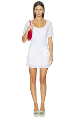 X Devon Lee Carlson Lee Eyelet Mini Dress