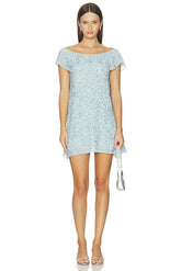 X Devon Lee Carlson Daydream Chiffon Mini Dress