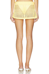 Adaline Crochet Mini Skirt