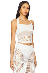 Orchard Crochet Halter Top