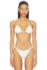 X Paige Lorenze Tide Knit Bikini Top
