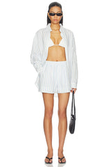 X Paige Lorenze Tide Knit Bikini Top