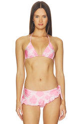 Nick Satin Bikini Top