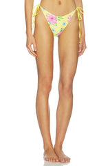 Soleil Satin Beaded Bikini Bottom