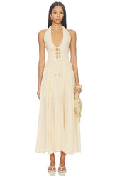 x free-est Angel Maxi Dress In Buttercream