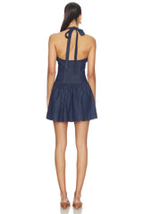 Clean Break Denim Mini Dress