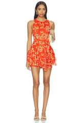 Raven Printed Mini Dress