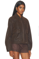 X We The Free Blair Faux Suede Sierra Jacket